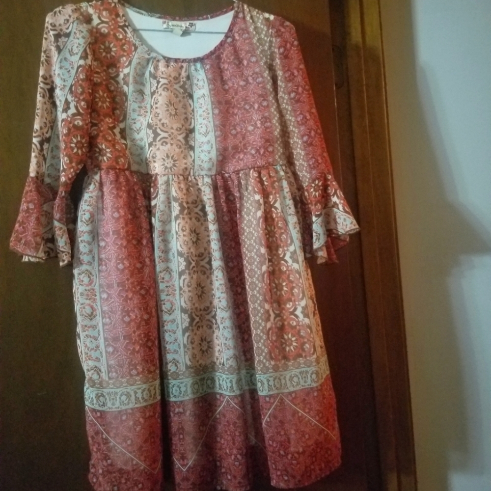 Speechless boho flowy dress